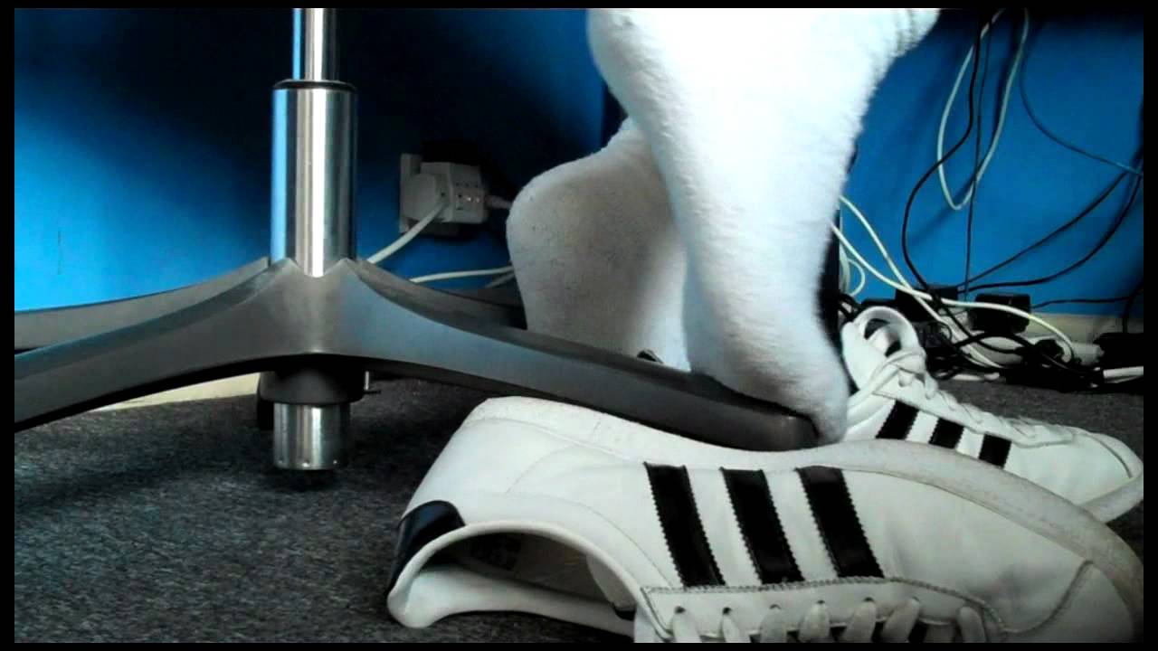 Adidas SL72s White Fluffy Socks