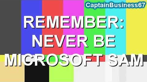 Microsoft Sam reads Funny Windows Errors (S1EP9)