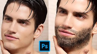 How To Create Facial Hairbeard In Photoshop  Photoshop Tutorial