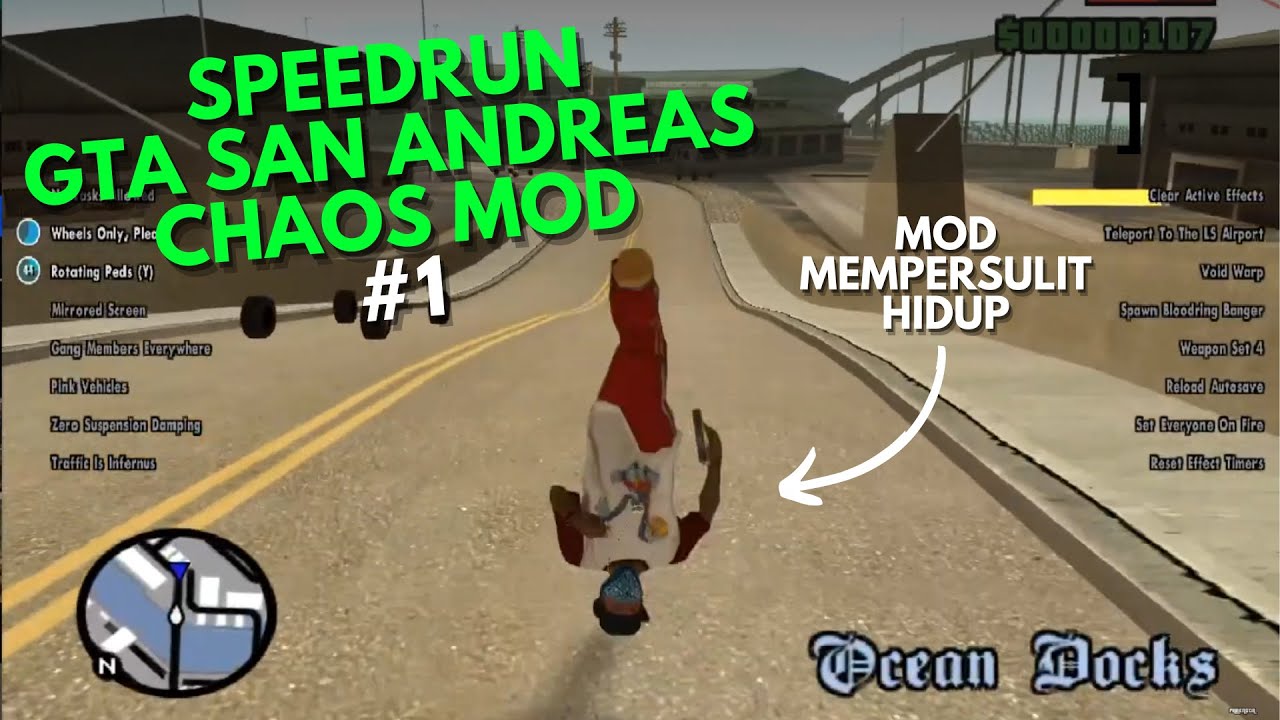 Coba Speedrun GTA San Andreas Chaos Mod #1 - YouTube