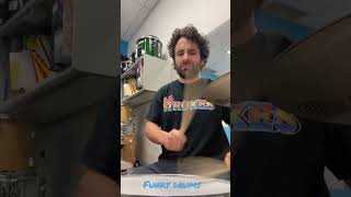 Funky Drum Beat and Fill. Steve Gadd Esq. Finding space for it in the new tunes. #shorts #drums