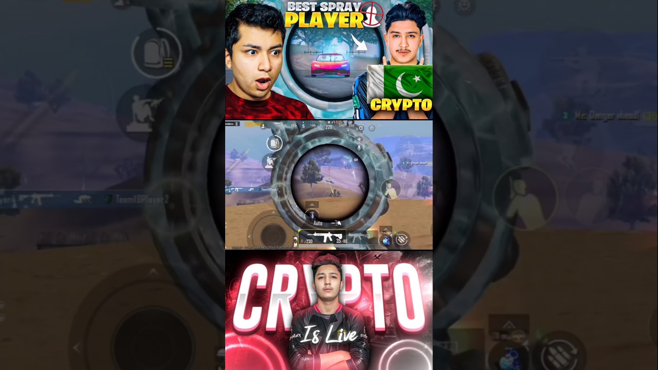 i8 Crypto: M416 + 3x Burst Knock + Quick peak 🥵 i8 Crypto zero recoil sensitivity ✅ 