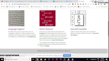 How to type Mon Unicode and Font Rendering on Winow MON3 Anonta 1, Padauk, Pyidaungsu, TharLon
