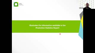 DDD Promotion Statistics Report Webinar