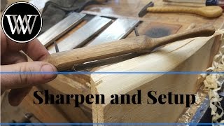 How to Sharpen and Setup a Spokeshave Traditional Wooden Body Spoke Shave