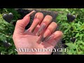 Full Set Using ONLY Saviland Products! | Polygel Nails | Safiya Jordan