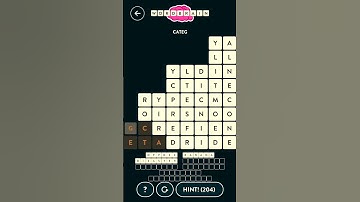 Wordbrain Goblin 16 | Cheats for Wordbrain