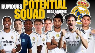 Real Madrid Potential Squad 2026-27 | Real Madrid Squad Based on Latest Transfer Rumours