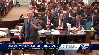 Prosecution grills Alex Murdaugh for hours in murder trial
