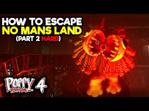 How to FIND YOUR WAY OUT OF NO MANS LAND - Yarnaby chase (Part 2 Hard) Poppy Playtime Chapter 4 -