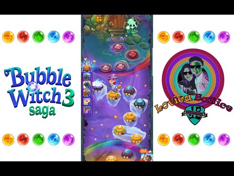 Bubble Witch Saga 3 Level 1053 1055 Gameplay 