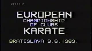 1989 Bratislava European Karate Championship 1