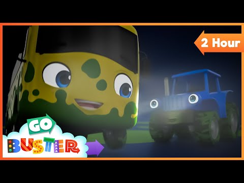 🌧️ Watch Out! Buster’s Stuck in the Swamp! 🌧️ | Go Learn With Buster | Videos for Kids