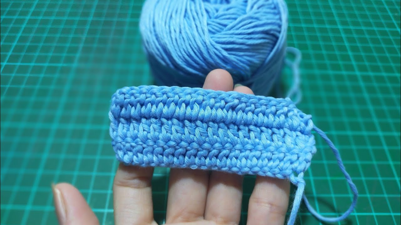  Cara Merajut  Tusuk DC Double Crochet YouTube