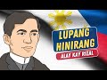 Lupang Hinirang Instrumental With Lyrics Alay Kay Rizal