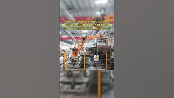 Industrial robots should do work that is harmful to human health and help humans reduce their burden