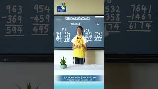 SAACHI JAIN | GRADE 10 | SPARK TALK | KAPREKAR'S CONSTANTS | RAINBOW SCHOOL - NELLORE A.P