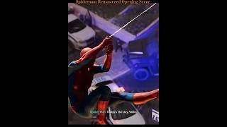 Spider-Man Remastered FIRST MISSION Gameplay 😱 Insane Opening Scene!