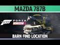 Forza Horizon 6 - Mazda #55 787B 1991 - Barn Find Location