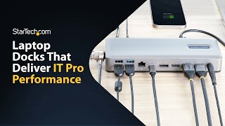 What Differentiates An It Pro Performance Laptop Docking Station? Startech.com