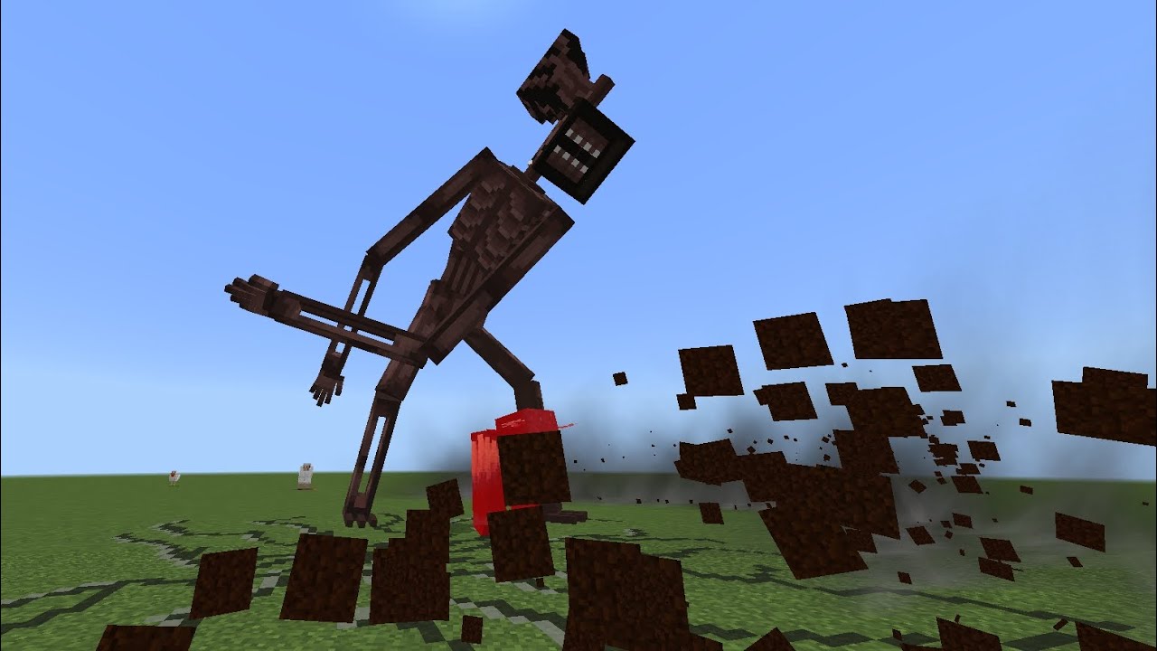 Siren Head Revamped 4 MOD in Minecraft PE by BendyTheDemon18 YouTube