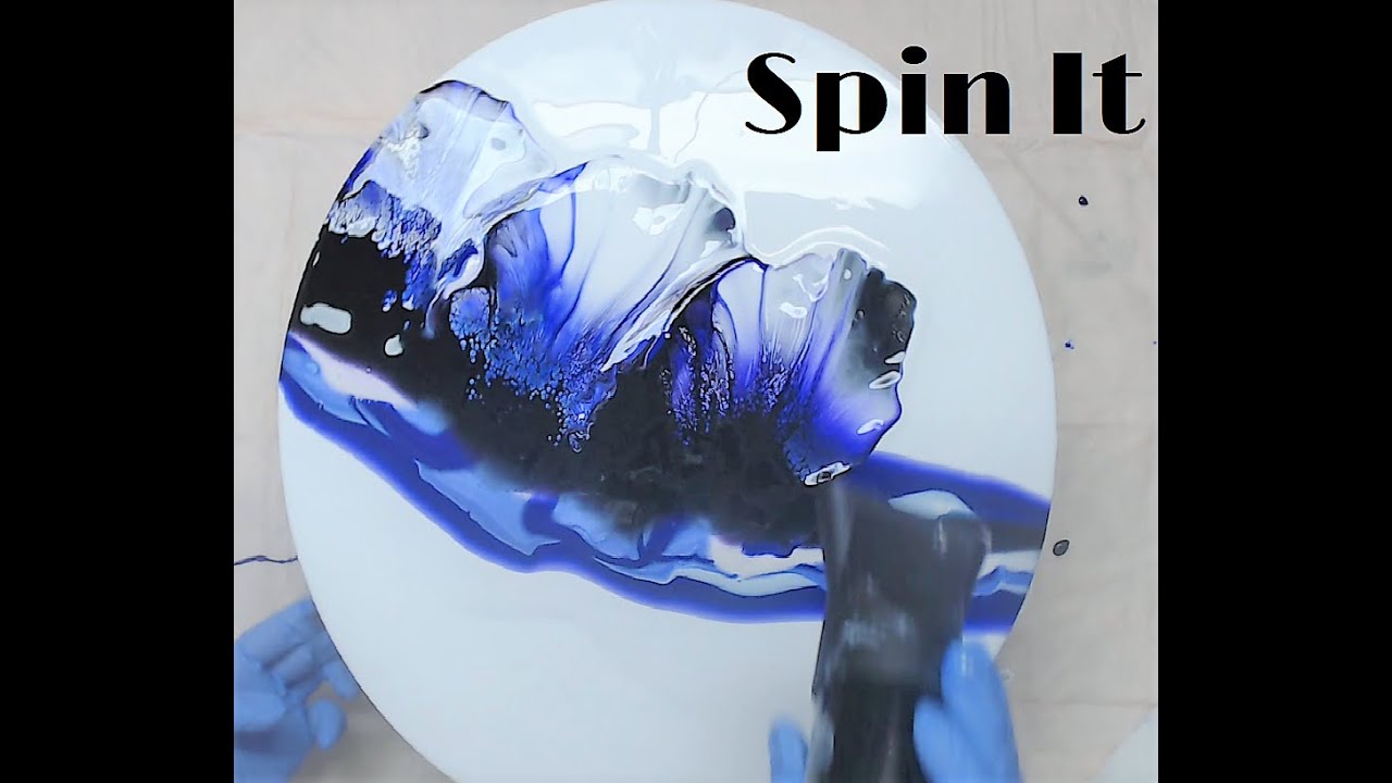 Bloom Spin Acrylic Pouring / Fluid Art / SheleeArt Style - YouTube