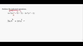 Perform The Indicated Operations  Perform The Indicated Operations