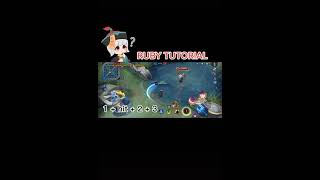 TUTORIAL SKILL COMBO RUBY!!! #MLBB