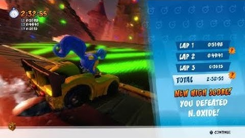 Cortex Castle Oxide Time Trial: Crash Team Racing Nitro-Fueled