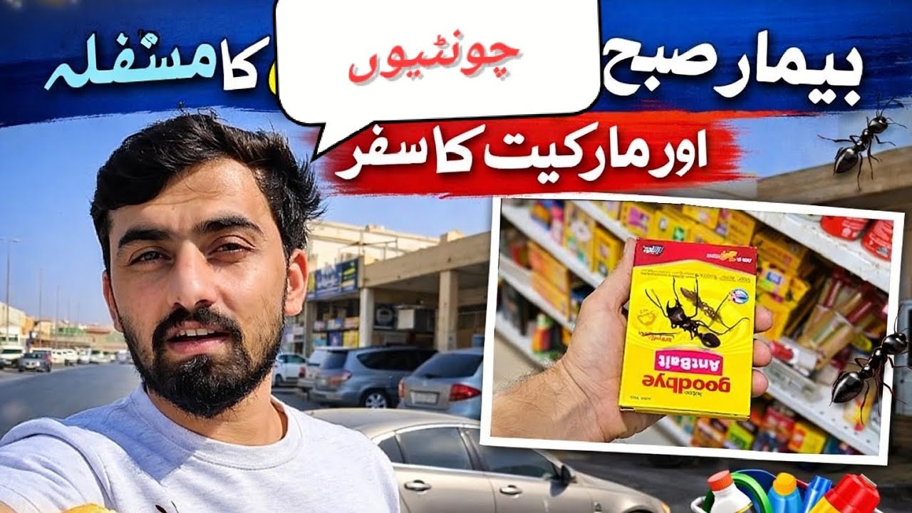 بیمار صبح، چیٹیوں کا مسئلہ اور مارکیٹ کا سفر