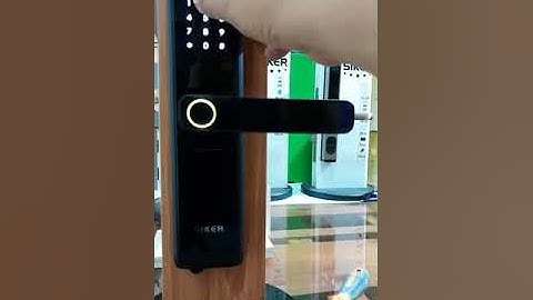 CÀI ĐẶT KHÓA SIKER KTS 100