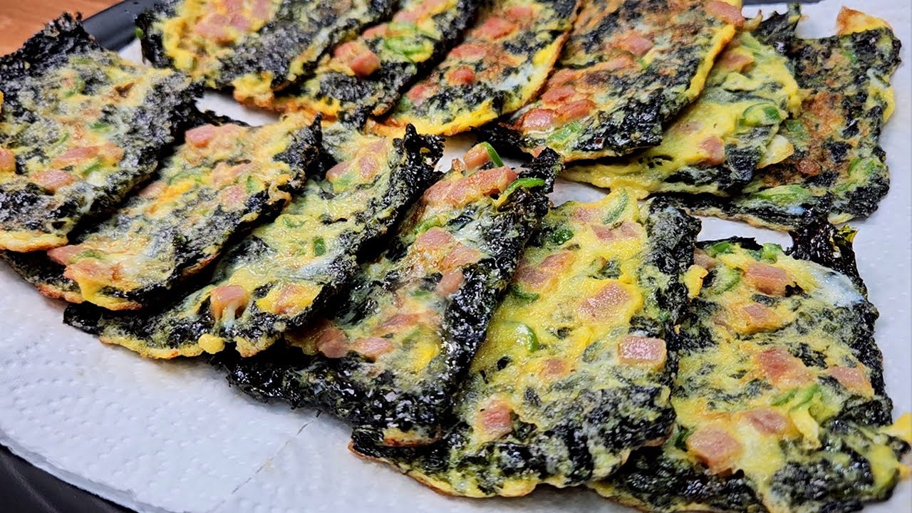 냉장고에 김이 있다면 이렇게 해보세요. 순식간에 사라집니다