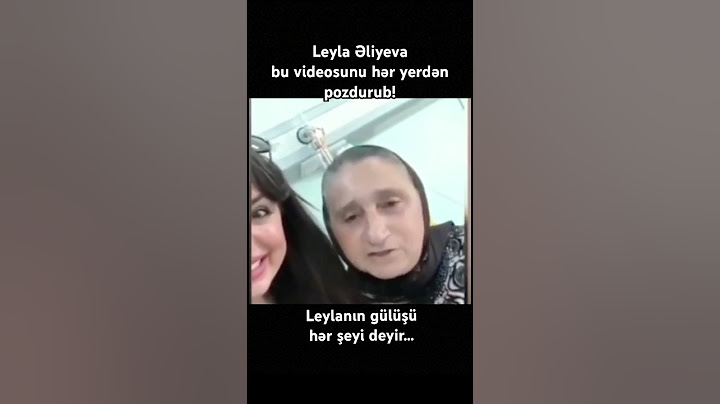 Leyla Əliyeva bu videosunu hər yerdən pozdurub! Leylanın gülüşü hər şeyi izah edir. Faciədir!