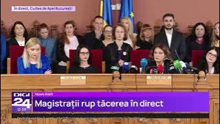 Conferință de presă la Curtea de Apel. Judecător: Conducerea nu ne ajută, suntem terorizați
