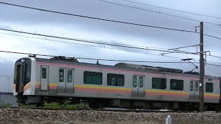 信越本線上り始発E129系A26編成　新潟→長岡　420M