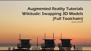 Wikitude: Swapping 3D Models [Full Toolchain]