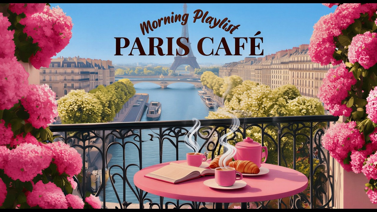 PARIS CAFE 🌸 Весенний плейлист для утреннего кофе | Бодрая босса-нова и гитара