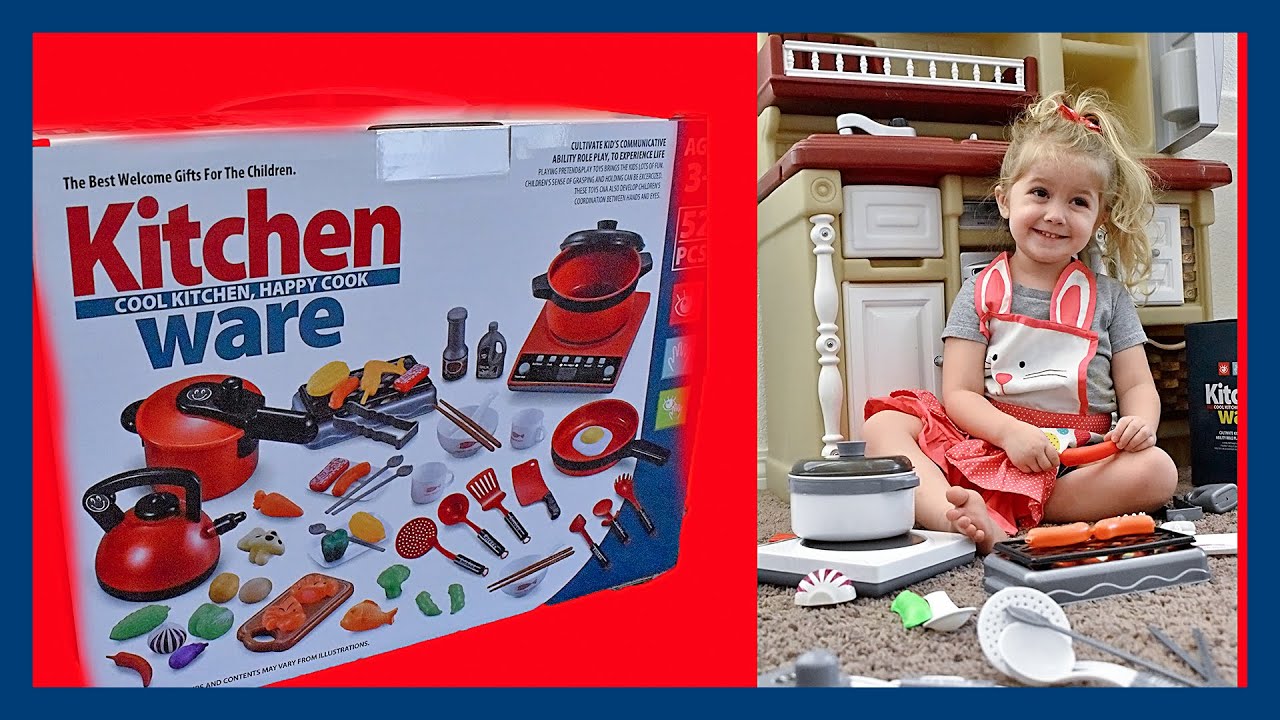 Teagan Time | kitchen play set | Amazon Toy Review