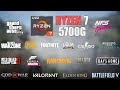 Ryzen 7 5700G Vega 8 & 16GB RAM - Test in 25 Games in 2022