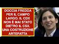 DOCCIA FREDDA PER IL CAMPO LARGO. IL CDX NON È MAI STATO DIETRO IL CSX. UNA COSTRUZIONE ARTEFATTA