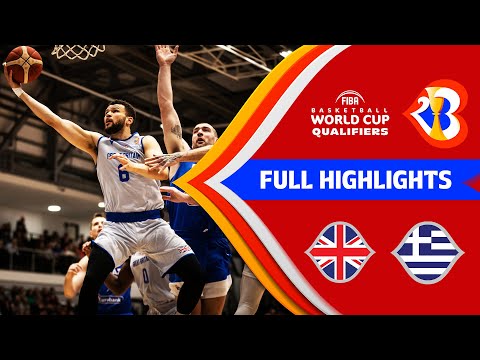 Great Britain - Greece | Full Highlights - #FIBAWC 2023 Qualifiers