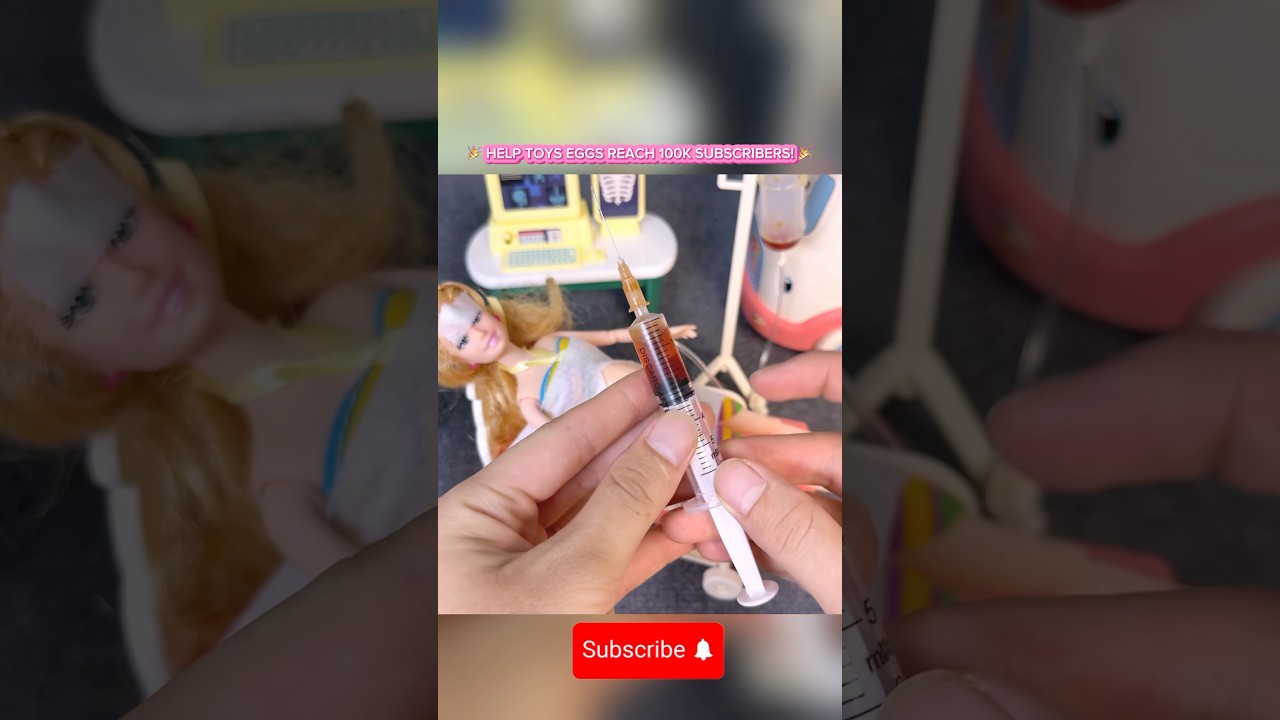 Satisfying with Barbie Pregnant Women Doctor, Unboxing Ambulance Playset ASMR 