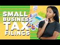 Small Business Tax Filings - Everything You Need to Know to Avoid IRS Penalties!