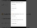 #formulas #quadratic polynomial #cube polynomial.........