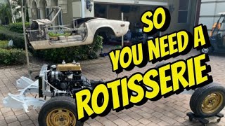 Building a car rotisserie is easier than you think!