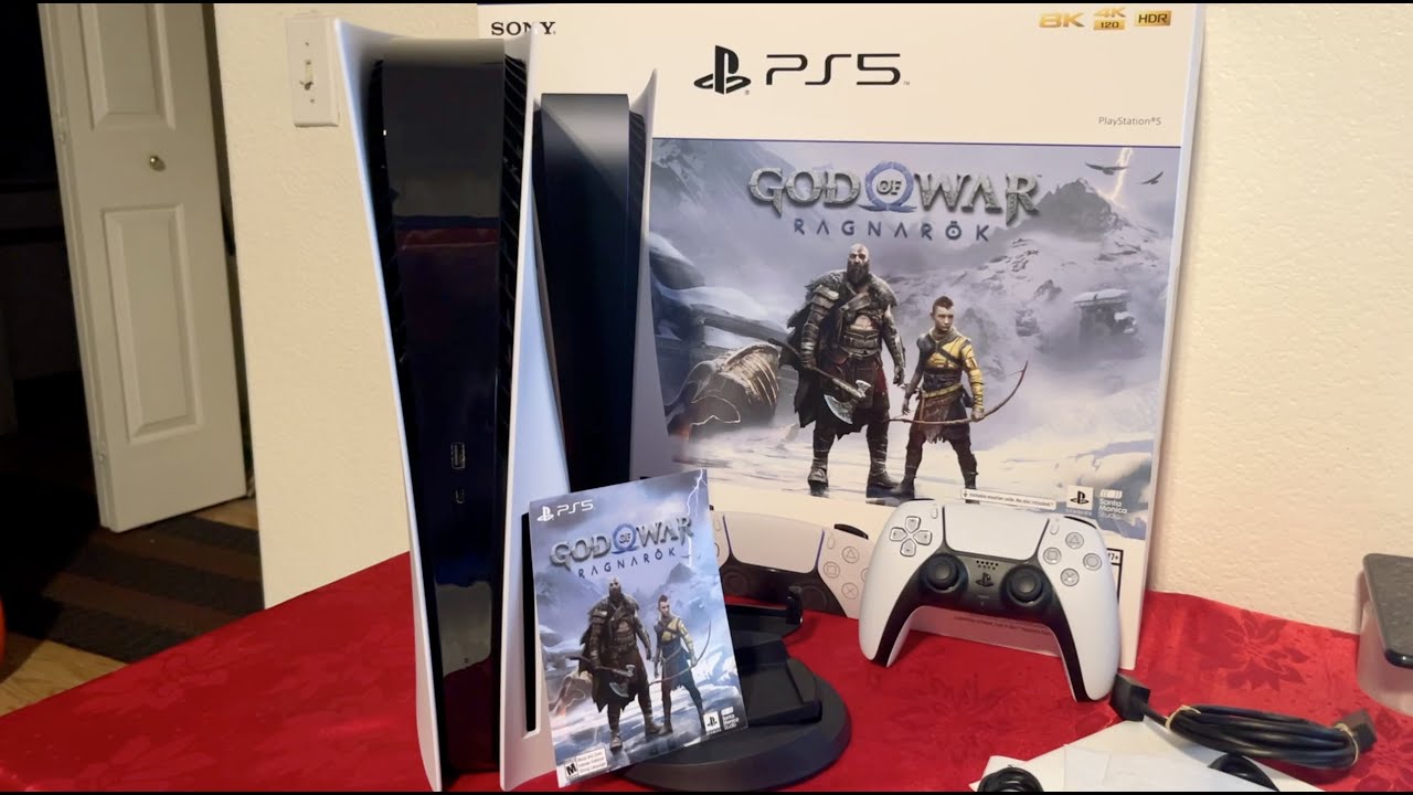 Sony PS5 PlayStation Console+God Of War Ragnarok | Standard Edition | PS5  Game (PlayStation 5)