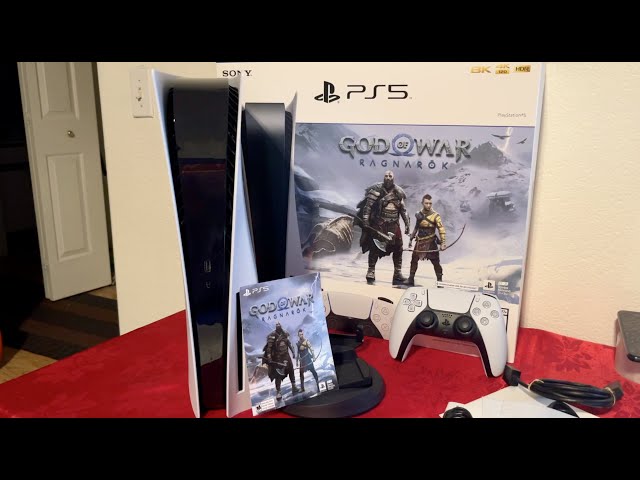 PlayStation PS5 Console – God of War Ragnarök Bundle Unboxing 