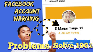 Facebook account warning problem solve || account warning solve 2022