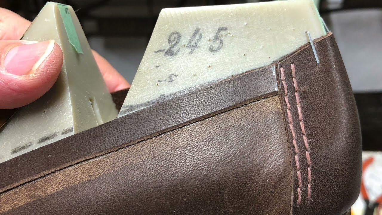 Online shoemaking class] Assemble the upper. Complete. アッパーを