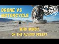 Motorcycle Vs Drone In The Alvord Desert Eastern Oregon Motorcycle Vs Drone In The Alvord Desert Eastern Oregon